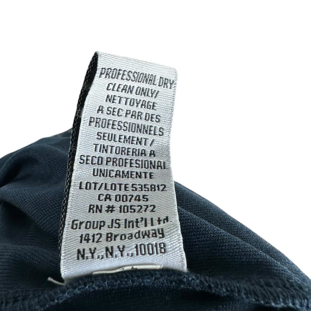 Js Collections Navy Blue Metallic Soutache Dress … - image 7